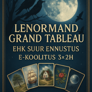 Lenormand Grand Tableau koolitus – 3×2h online kursus kogenud kaarditõlgendajale